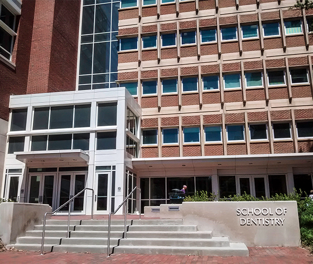 Outside shot of School of Dentistry