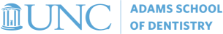 Badge logo of UNC Adams School of Dentistry